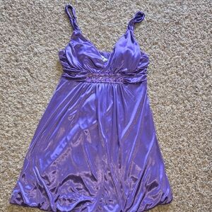 Speechless Purple Satin Chemise